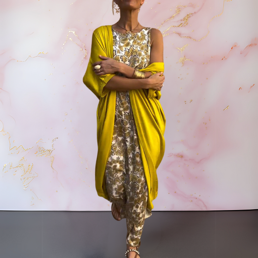 Melanie - Robe élégante avec cardigan