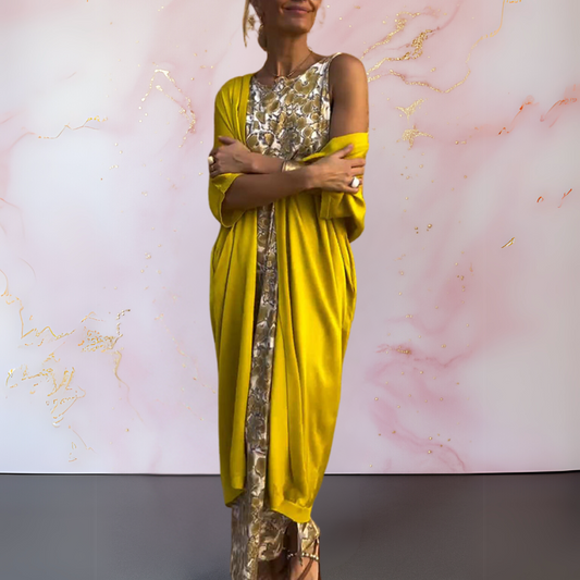 Melanie - Robe élégante avec cardigan