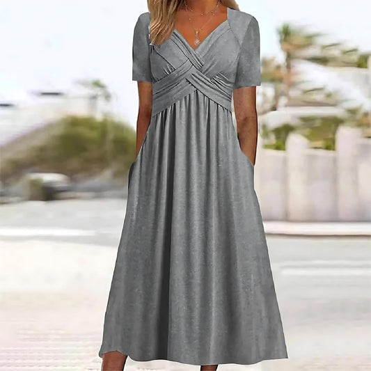 Jasmine - Robe midi élégante